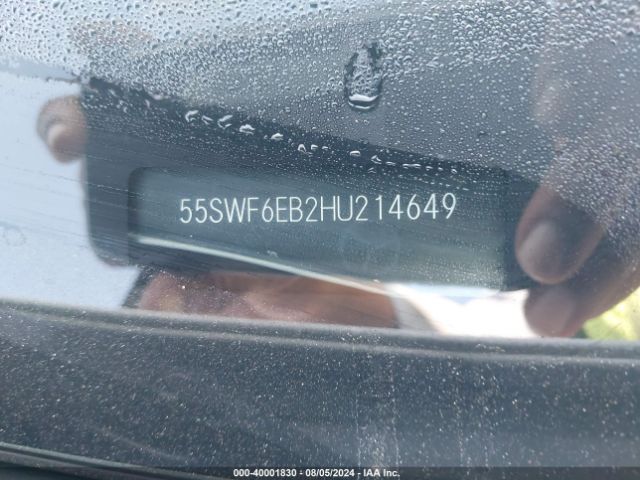 55SWF6EB2HU214649 Mercedes-Benz Amg C 43 4matic