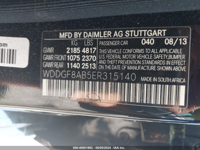 WDDGF8AB5ER315140 Mercedes-Benz C 300 Luxury 4matic/sport 4matic