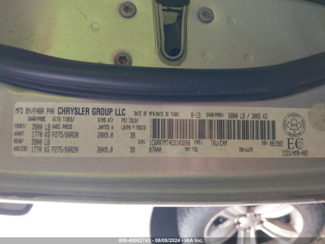 1C6RR7MT4ES103208 RAM 1500 Sport