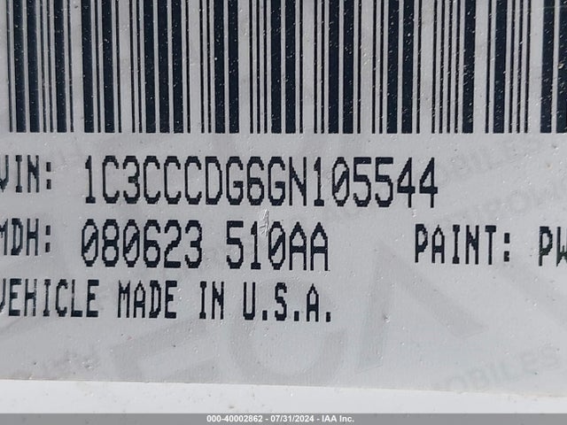 1C3CCCDG6GN105544 Chrysler 200 S