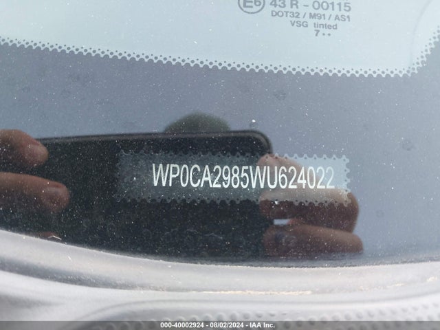 1998 PORSCHE BOXSTER WP0CA2985WU624022 Photo 8