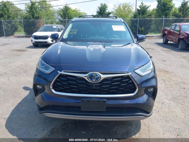 5TDEBRCH8NS092596 Toyota Highlander Hybrid Platinum