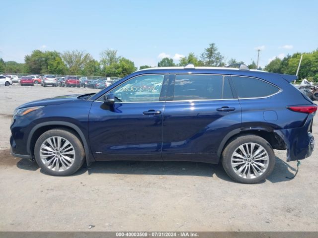 5TDEBRCH8NS092596 Toyota Highlander Hybrid Platinum