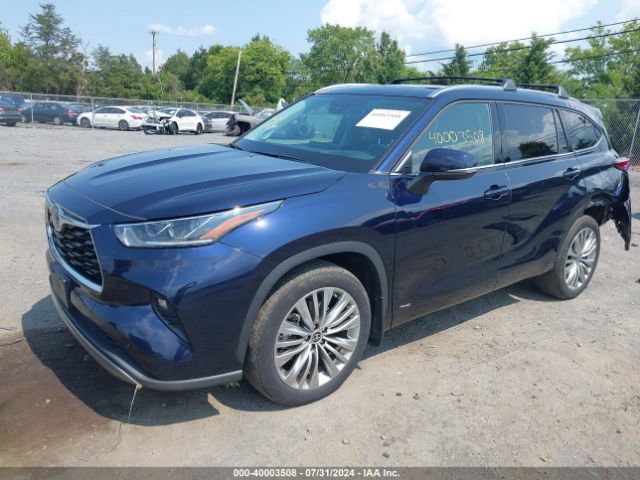 5TDEBRCH8NS092596 Toyota Highlander Hybrid Platinum