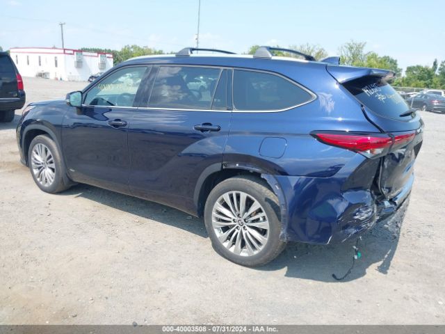 5TDEBRCH8NS092596 Toyota Highlander Hybrid Platinum