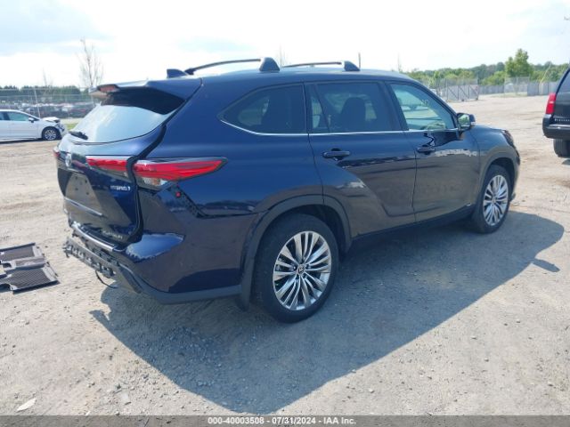 5TDEBRCH8NS092596 Toyota Highlander Hybrid Platinum