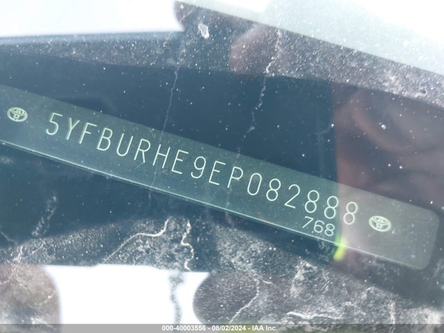 Toyota COROLLA LE 2014 5YFBURHE9EP082888 Image 9