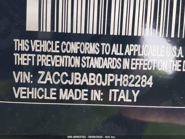 Jeep Renegade Upland Edition 4x4 2018 ZACCJBAB0JPH82284 Image 9