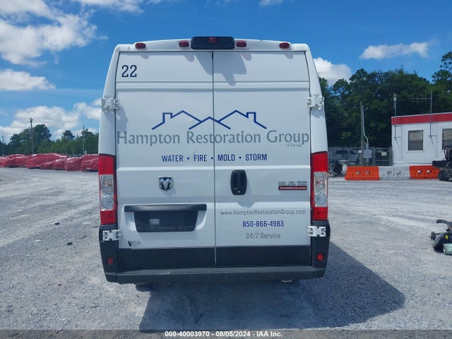 3C6MRVJG4ME526877 RAM Promaster 3500 Cargo Van High Roof 159 Wb Ext