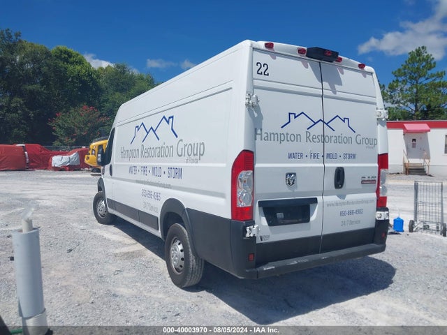 3C6MRVJG4ME526877 RAM Promaster 3500 Cargo Van High Roof 159 Wb Ext