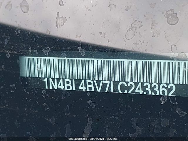 1N4BL4BV7LC243362 Nissan Altima S Fwd