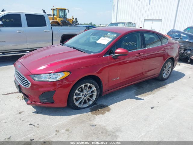3FA6P0LU6KR243678 Ford Fusion Hybrid Se