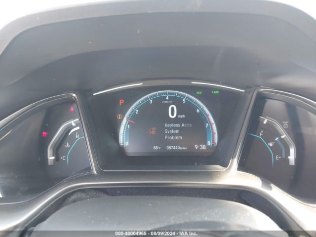 SHHFK7H82KU202591 Honda Civic Ex-l