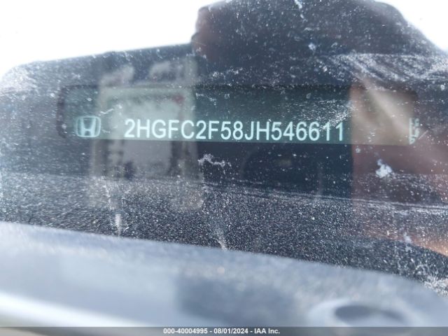 2HGFC2F58JH546611 Honda Civic Lx