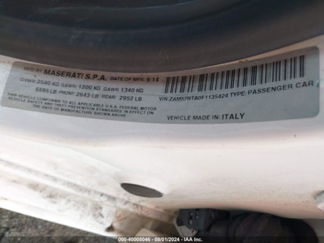 ZAM57RTA0F1135424 Maserati Ghibli S Q4