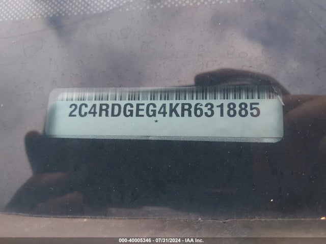 Dodge Grand Caravan Gt 2019 2C4RDGEG4KR631885 Image 17