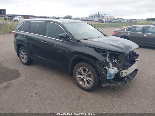 Toyota Highlander Xle V6 2014 5TDJKRFH9ES009316 zdjęcie główne