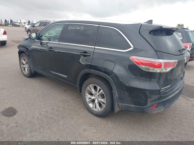 Toyota Highlander Xle V6 2014 5TDJKRFH9ES009316 Image 3