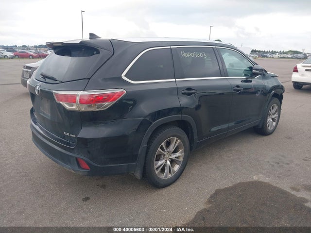 Toyota Highlander Xle V6 2014 5TDJKRFH9ES009316 Image 4