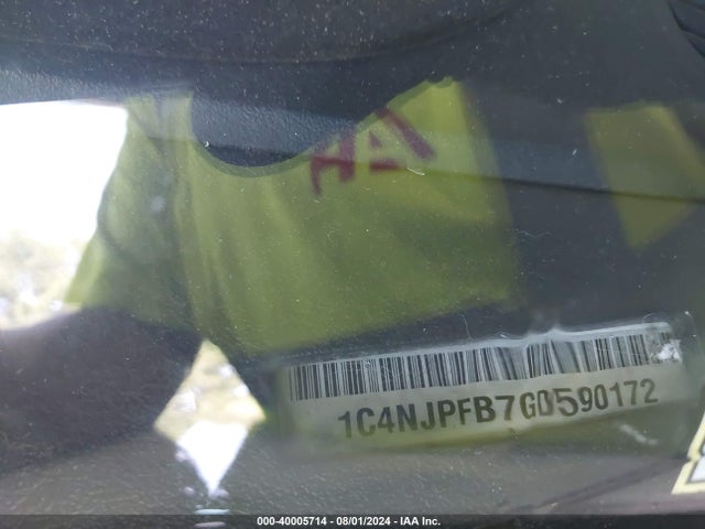 1C4NJPFB7GD590172 Jeep Patriot Latitude