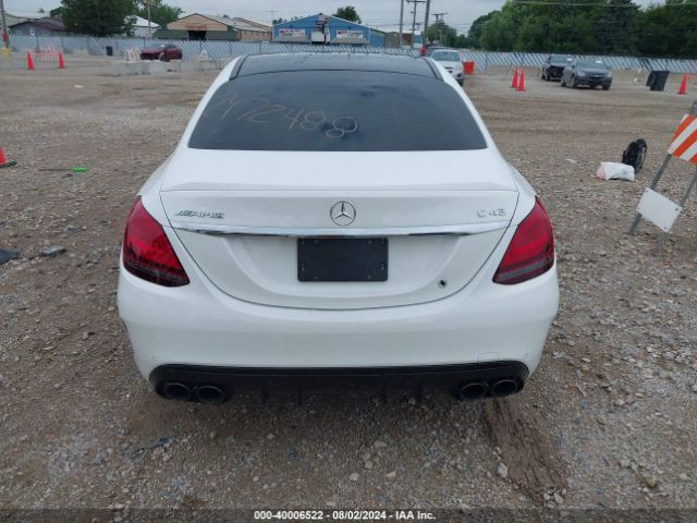 W1KWF6EB6MR616606 Mercedes-Benz Amg C 43 4matic