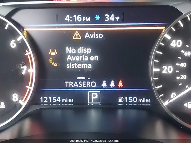 1N4BL4CV2PN320096 Nissan Altima Sr Fwd