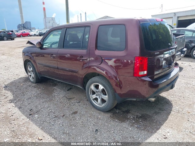 Honda Pilot Ex-l 2015 5FNYF4H58FB049739 Image 3
