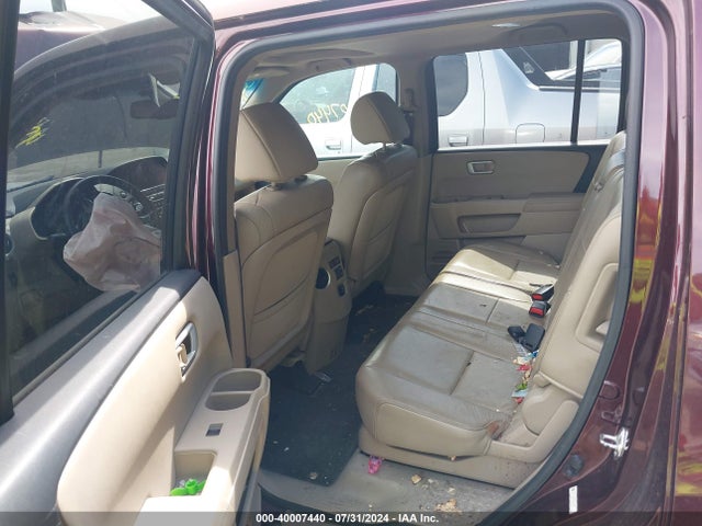 Honda Pilot Ex-l 2015 5FNYF4H58FB049739 Image 8