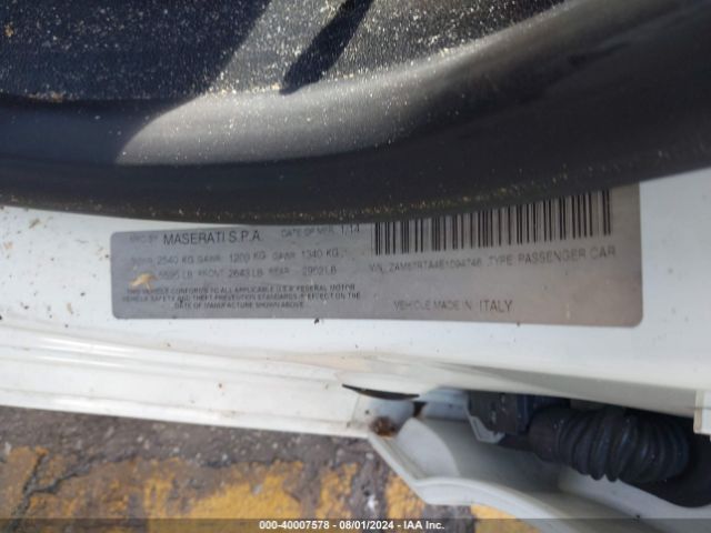 ZAM57RTA4E1094746 Maserati Ghibli S Q4