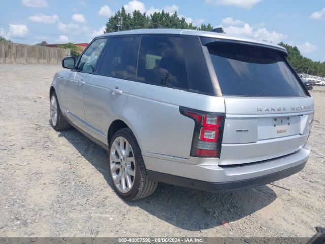 SALGS2FK3HA347835 Land Rover Range Rover 3.0l V6 Turbocharged Diesel Hse Td6