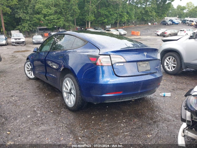 2022 TESLA MODEL 3 5YJ3E1EB7NF142580 Photo 2