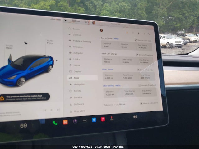 2022 TESLA MODEL 3 5YJ3E1EB7NF142580 Photo 6
