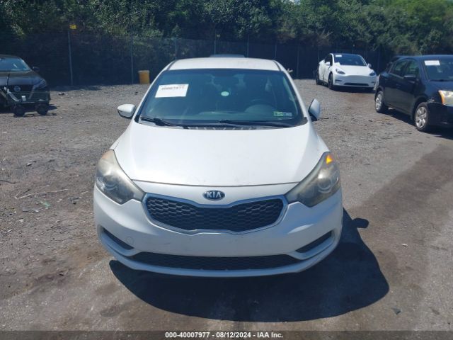 KNAFX4A67E5138481 KIA FORTE LX