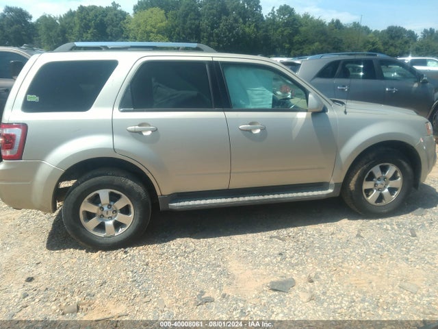 2012 Ford Escape Limited მანქანა იყიდება აუქციონზე, vin: 1FMCU0E73CKC47573, აუქციონის ნომერი: 40008061