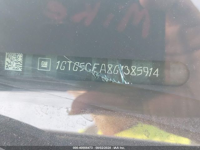 1GTG5CEA8G1385914 GMC CANYON SLE