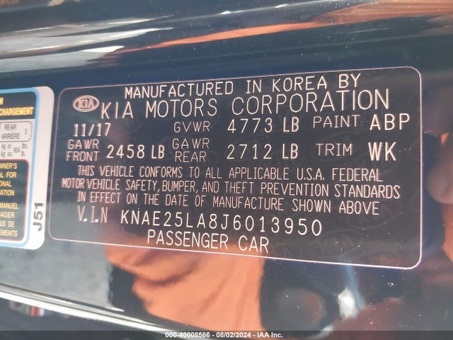 KIA Stinger Premium 2018 KNAE25LA8J6013950 Image 9