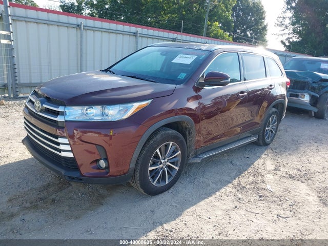 Toyota Highlander Xle 2019 5TDKZRFH4KS348285 Image 2