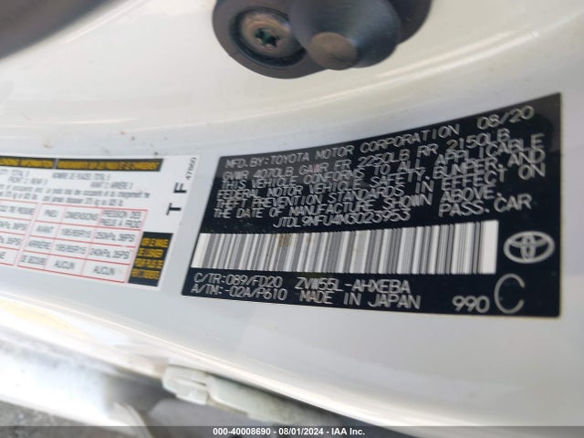 Toyota Prius Le Awd-e 2021 JTDL9MFU4M3023953 Image 9