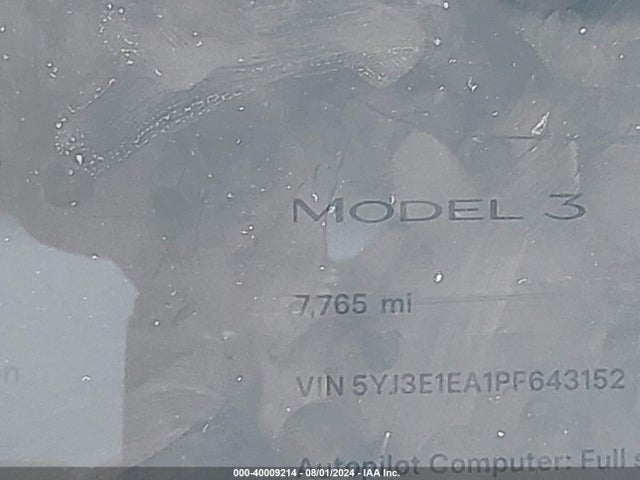 Tesla Model 3 Rear-wheel Drive 2023 5YJ3E1EA1PF643152 Image 15