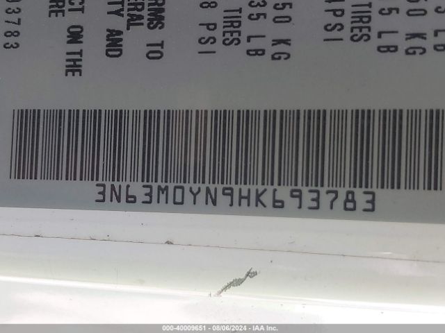 3N63M0YN9HK693783 Chevrolet City Express 1ls