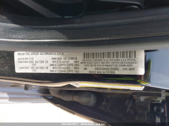 ZFBCFADH0EZ010115 Fiat 500L TREKKING