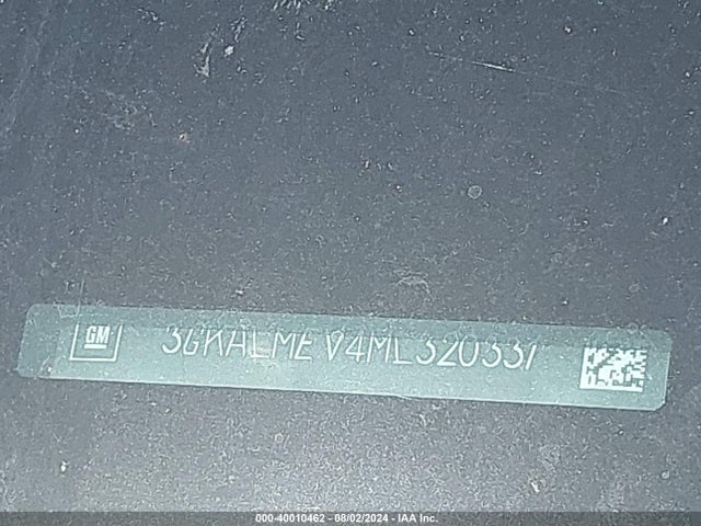 3GKALMEV4ML320331 GMC Terrain Fwd Sle