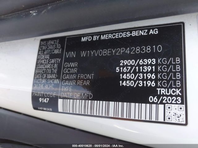W1YV0BEY2P4283810 Mercedes-Benz Metris
