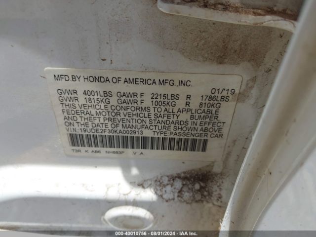 19UDE2F30KA002913 Acura Ilx Standard