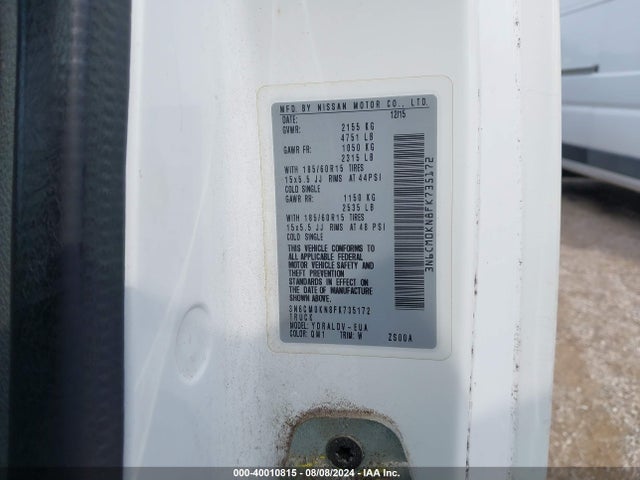 Nissan Nv200 S 2015 3N6CM0KN8FK735172 Image 9