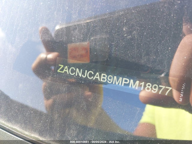 ZACNJCAB9MPM18977 Jeep Renegade Sport Fwd