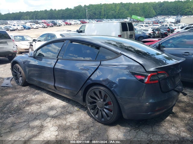 2022 TESLA MODEL 3 5YJ3E1ECXNF322550 Photo 2