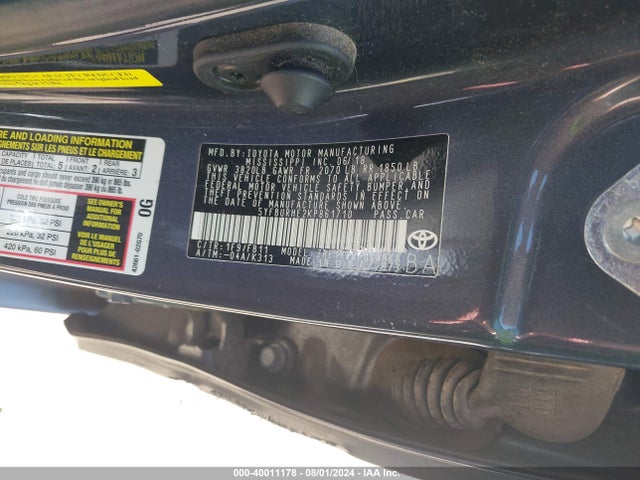 Toyota COROLLA LE 2019 5YFBURHE2KP861710 Image 9