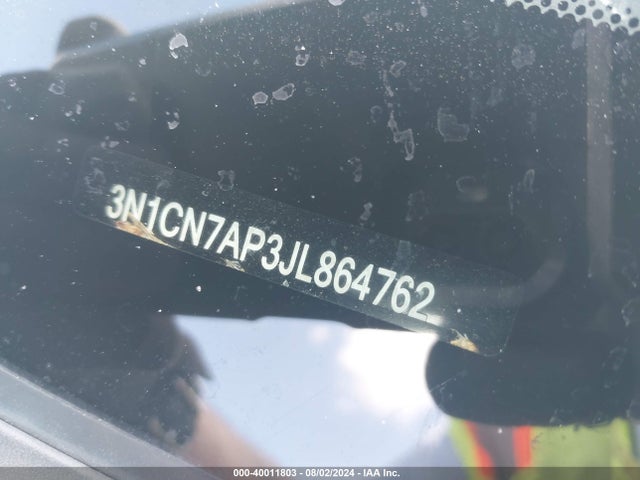 Nissan Versa 1.6 S+ 2018 3N1CN7AP3JL864762 Image 9