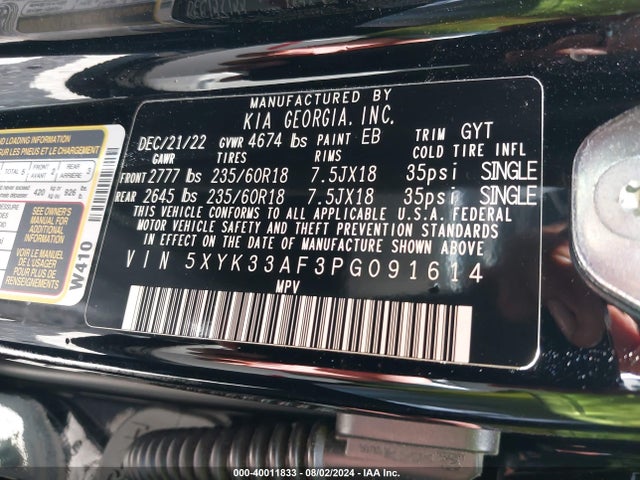 KIA Sportage Ex 2023 5XYK33AF3PG091614 Image 9